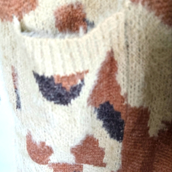 🏷️FN She's Been Spotted Cardigan Longline Pockets Animal Print XL - Picture 8 of 15